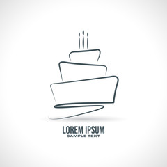 Birthday Cake Vector