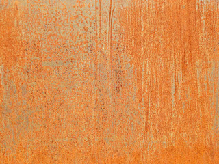 Canvas Print - stain of rust on old metal texture