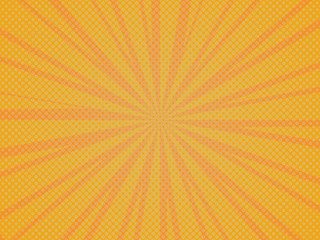 Wall Mural - Pop Art vintage vector background. Halftone design
