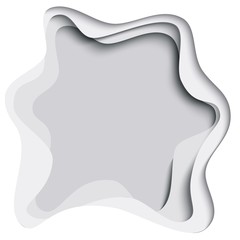 Fototapete - Stylish geometric vintage label in abstract style.