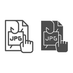 Poster - Phishing personal information line and glyph icon. Phishing by spoofing image content vector illustration isolated on white. Hook with image outline style design, designed for web and app. Eps 10.
