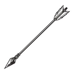 Vintage hunting arrow concept