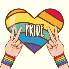 Sticker - lgbt pride love