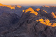 © Piotr - Egypt. Mount Sinai in the morning at sunrise. (Mount Horeb, Gabal Musa, Moses Mount). Pilgrimage place and famous touristic destination.