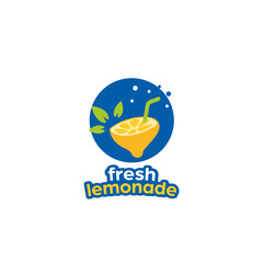 Wall Mural - Fresh lemonade lime lemon drink logo icon