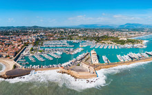Antibes Aerial Panoramic View, France