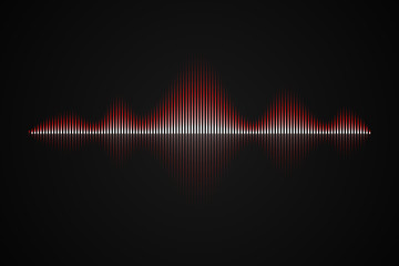 abstract music sound wave,