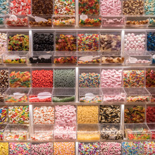 Self Service Display With Many Candies