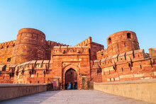 Historical Fort In Agra, India