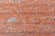 The texture of the walls of the construction of porous brick reinforced reinforcement