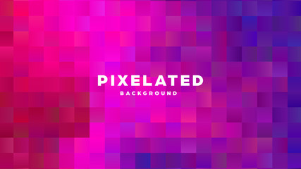 Wall Mural - polygonal abstract background with squares. colorful gradient design. low poly geometric rectangle s