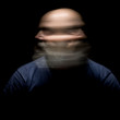 © magann - bearded man motion blur portrait
