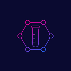 Poster - Science vector icon, linear