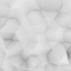  Polygonal geometric surface 3D rendering