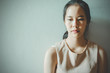 © TeTe Song - depression young female teenager having abused problem feeling suffering sitting alone in the dark room, Domestic violence, family problems, Stress, violence, The concept of depression and suicide..