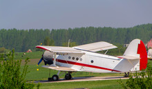 Small Aircraft On Private Airport