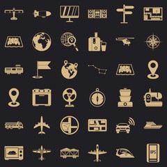 Poster - Communication icons set. Simple style of 36 communication vector icons for web for any design