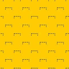 Poster - Barrier pattern seamless vector repeat geometric yellow for any design