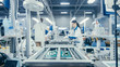 © Gorodenkoff - Shot of an Electronics Factory Workers Assembling Circuit Boards by Hand While it Stands on the Assembly Line. High Tech Factory Facility.