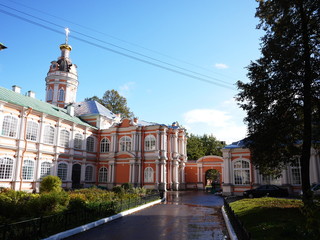 Alexander Nevsky Lavra. Beautiful and sacred place. Details and close-up.