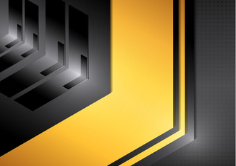 Techno arrow background, design vector template. Abstract arrows graphic technology background.