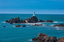 La Corbiere Lighthouse, Jersey, Channel Islands, United Kingdom