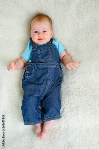 baby girl denim dungarees