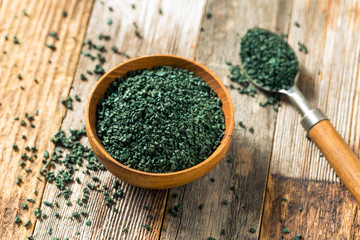 Raw Green Organic Algea Spirulina