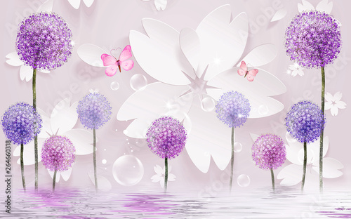 3d wallpaper chinese europe design
