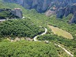 View of the valley of Meteora, Greece