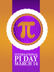 pi day banner or background