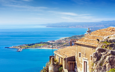 Church of Madonna della Rocca in Taormina, Sicily, Italy.