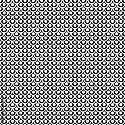 Seamless pattern in fish scale design.