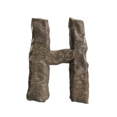 Fototapete - Hi Resolution A-Z Stone Texture Text Series For Sort By Up to you	