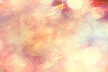 Abstract Pink Colored Background / Blurred Multicolored Clouds, Spring Background