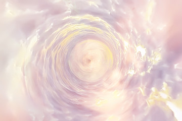 Wall Mural - swirling sky background with clouds / beautiful watercolor clouds background, spring sunset, beautif