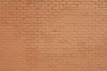 Old red brick wall background texture