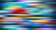canvas print picture - Abstract many-colored light trails, motion blur effect