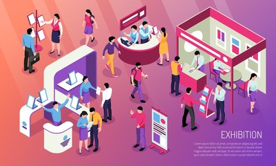 Wall Mural - exhibition horizontal illustration