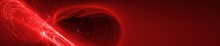 Red Glow Wave. Lighting Effect Abstract Background