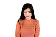 © Creativa Images - Pretty girl looks sad in the studio