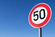 © Björn Wylezich - German road sign: speed limit 50 km/h