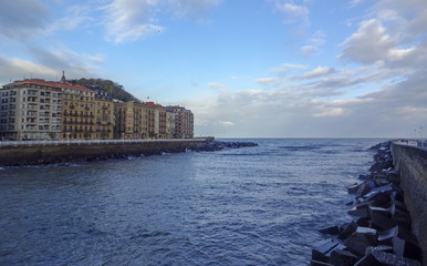 San-Sebastian beautiful city in Pais Vasco, Spain