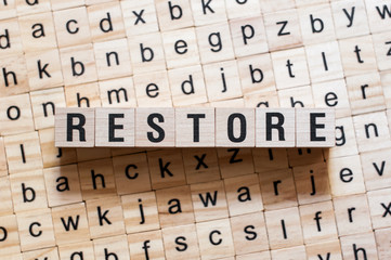 Restore word concept