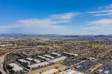 Wall Mural - Aerial photo Phoenix Arizona