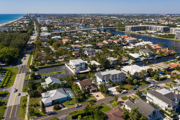 Wall Mural - Aerial photos of Boynton Beach Florida