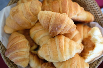 Canvas Print - close up bread and pastry