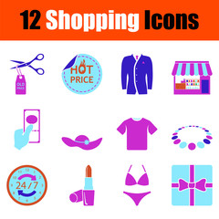 Poster - Set of Shopping Icons