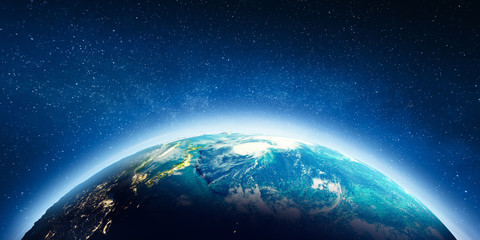 Wall Mural - japan from space