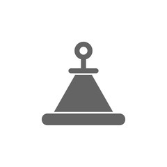 Poster - Buoy, marine, nautical icon. Element of materia flat maps and travel icon. Premium quality graphic design icon. Signs and symbols collection icon for websites